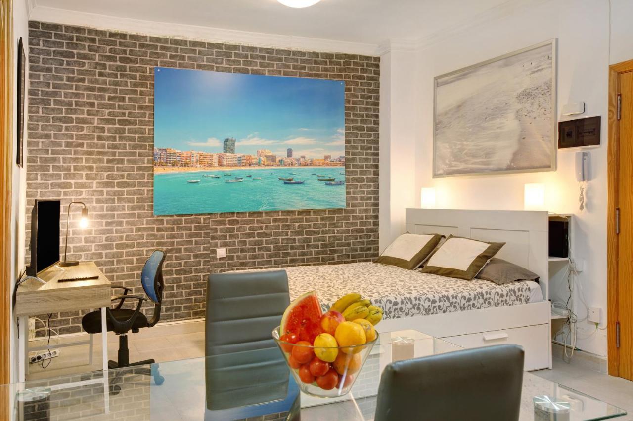 Beach Studio Apartment Canteras Las Palmas de Gran Canaria Exterior foto