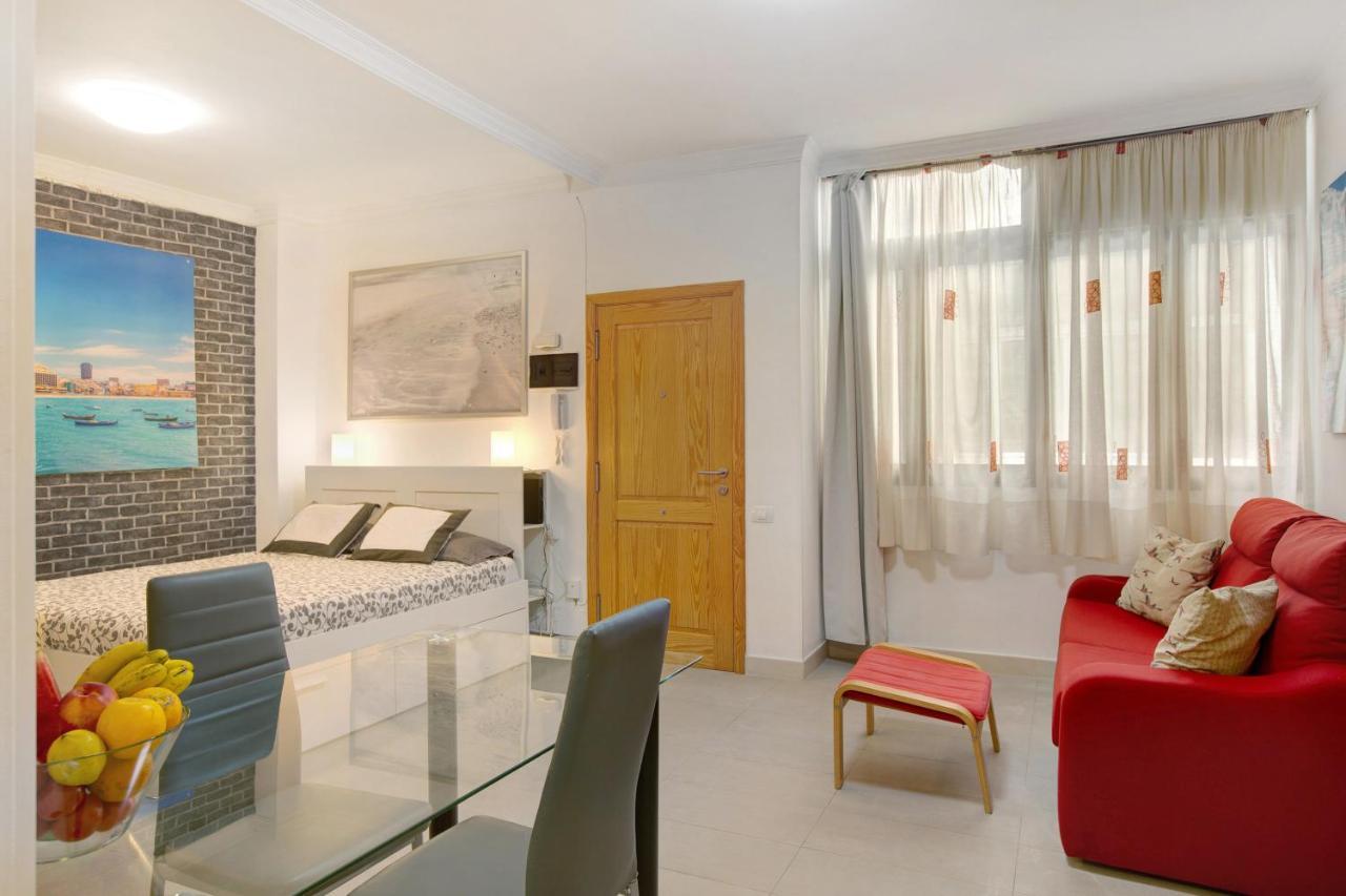 Beach Studio Apartment Canteras Las Palmas de Gran Canaria Exterior foto